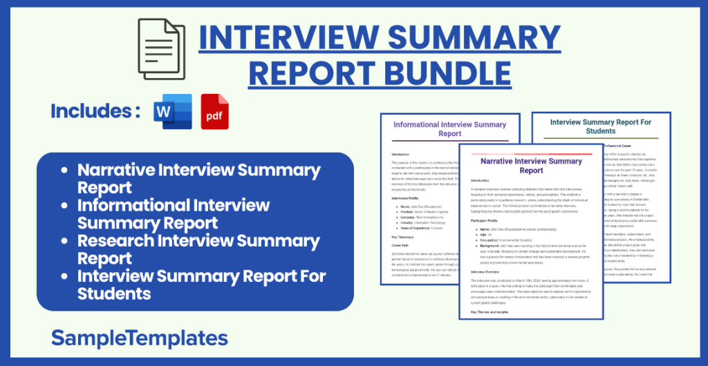 interview summary report bundle 1024x530