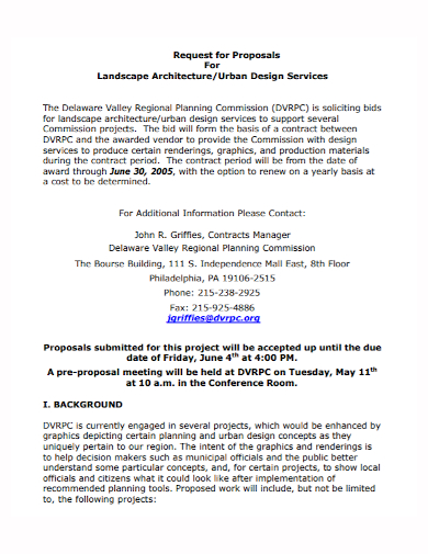 landscape architecture design proposal