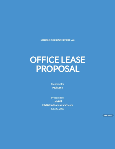 office lease proposal template