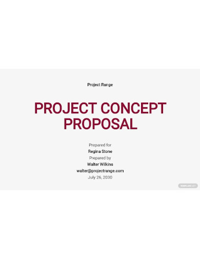 project concept proposal