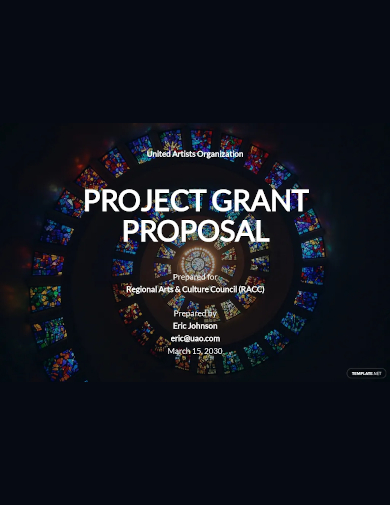 project grant proposal template