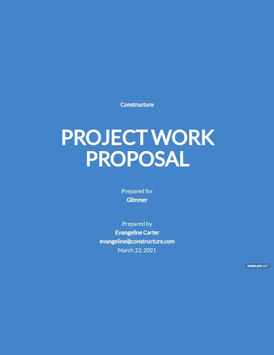 project work proposal template