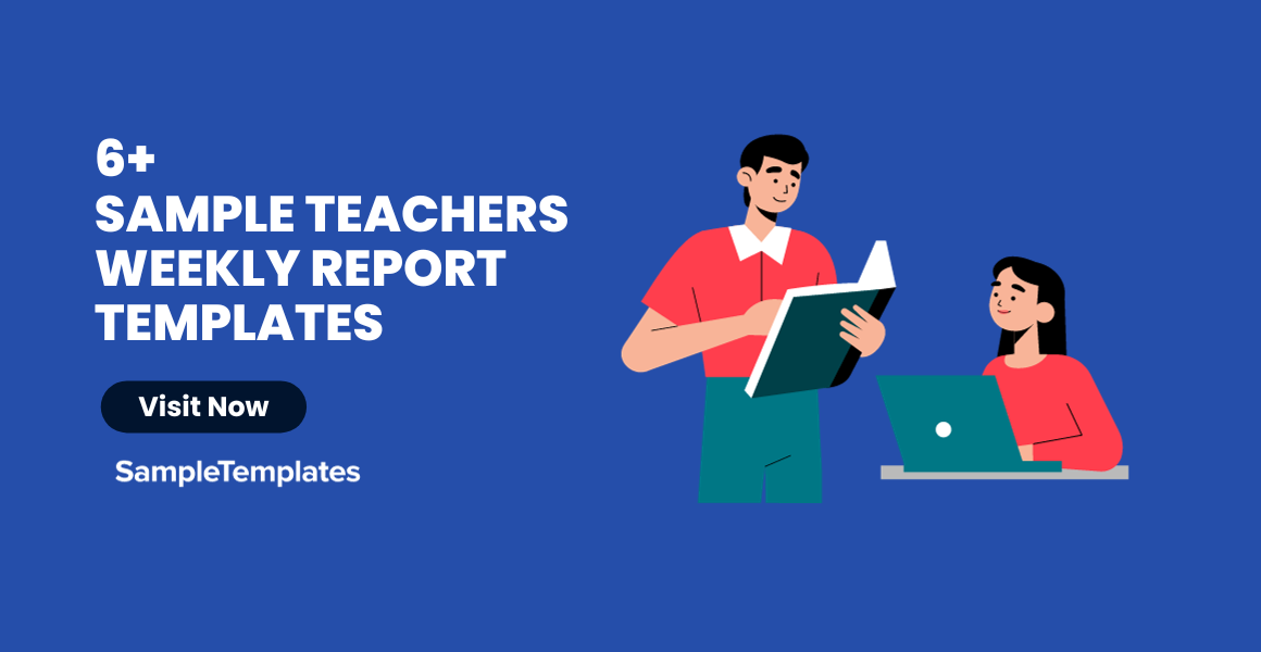 sample teachers weekly report templates