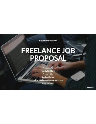 simple freelance job proposal