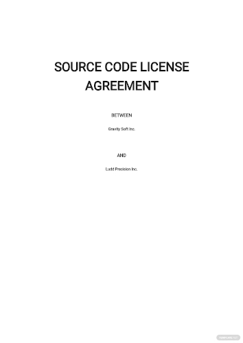 source code license agreement template