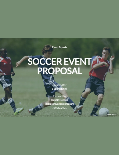 sports event proposal template