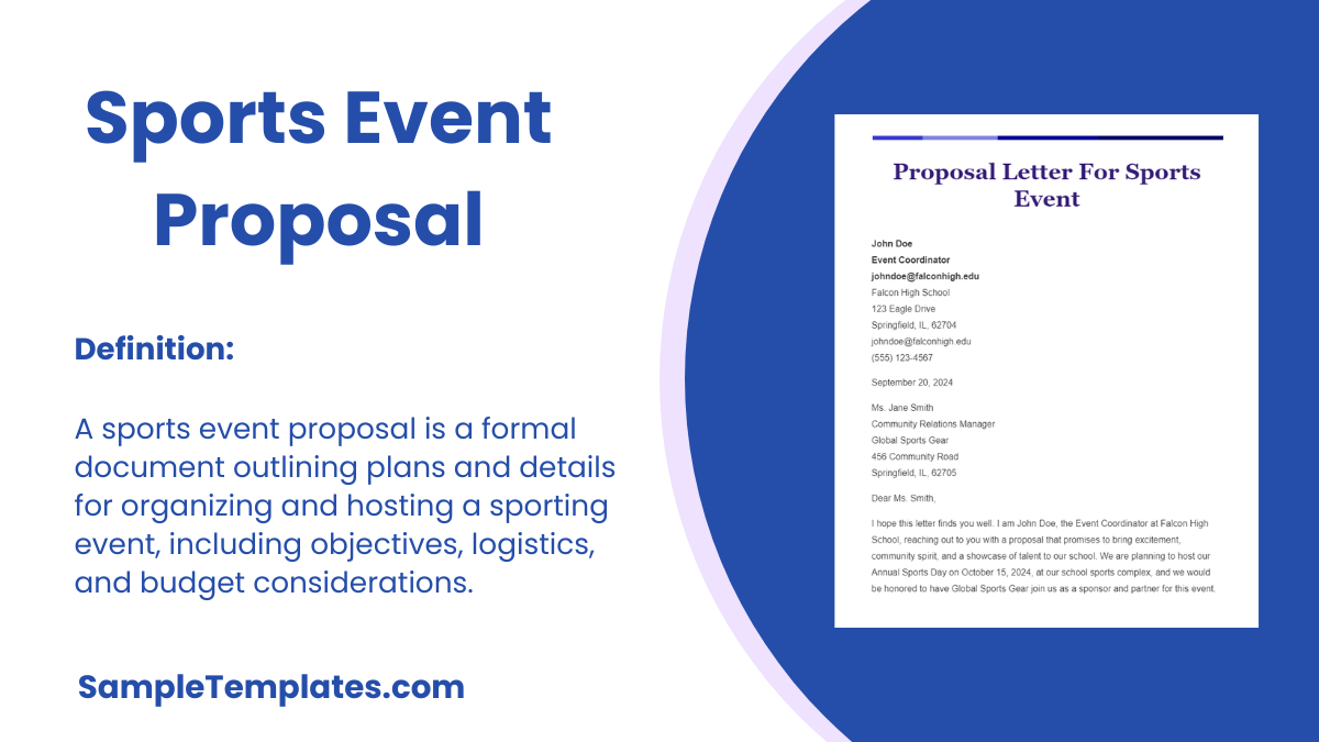 sports-event-proposal