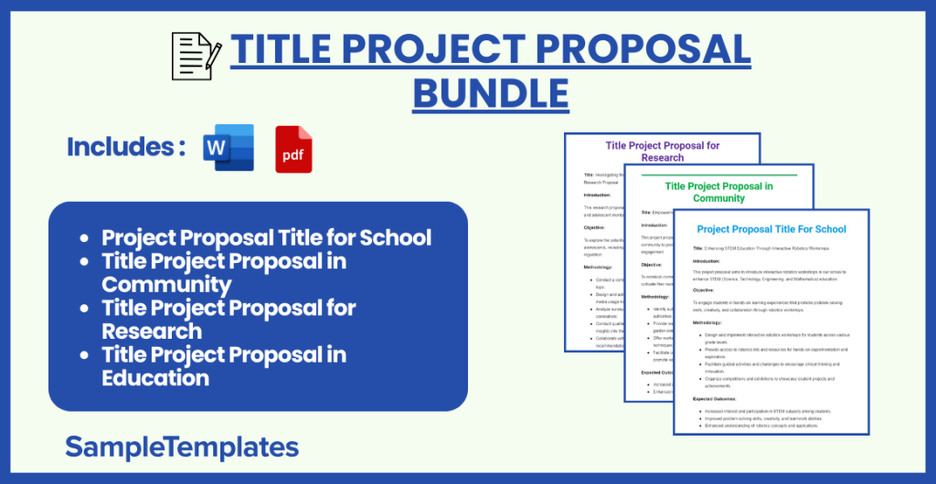 title project proposal bundle 1024x530