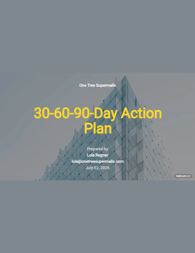 30 60 90 day action plan template