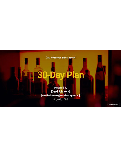 30 day plan