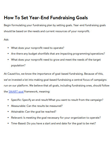 60 days fundraising plan for nonprofits