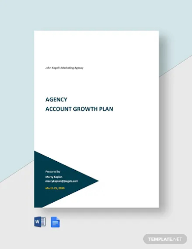 agency account growth plan template