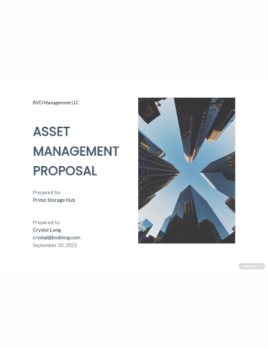 asset management proposal template