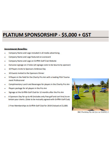 automotive sports sponsorship proposal example