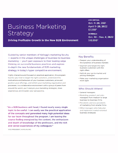 b2b environment marketing strategy