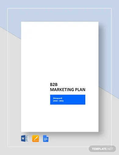 b2b marketing plan template