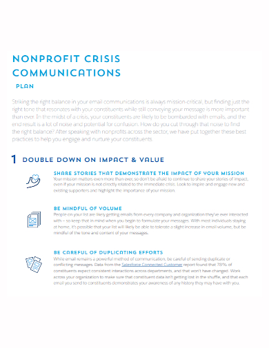 basic nonprofit crisis communication plan