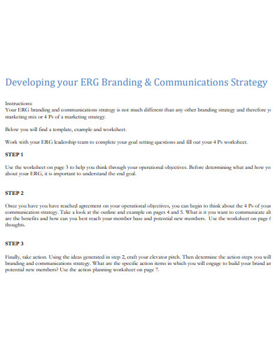 brand communication strategy plan