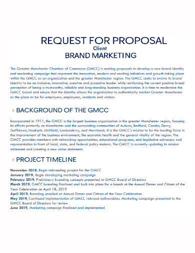 brand marketing client proposal