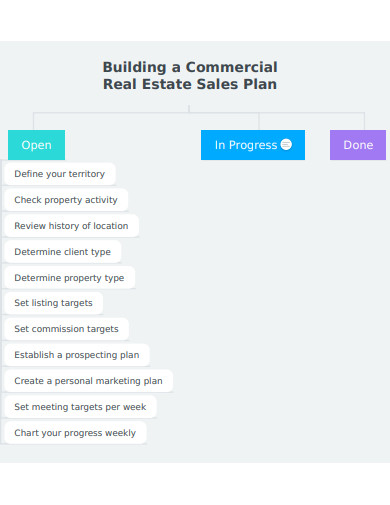 commercial real estate sales plan