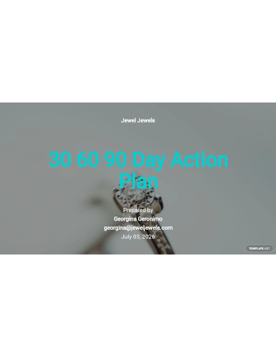 creative 30 60 90 day action plan