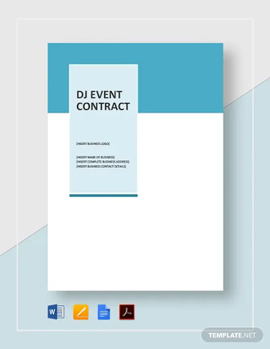 dj event contract template