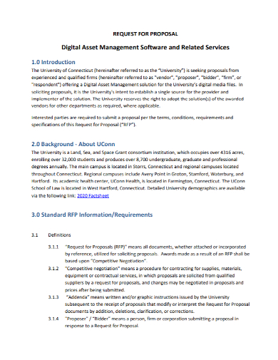 digital asset management software proposal