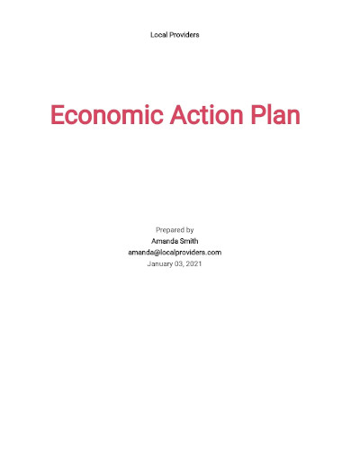 economic action plan