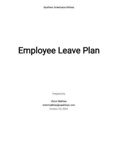 employee leave plan