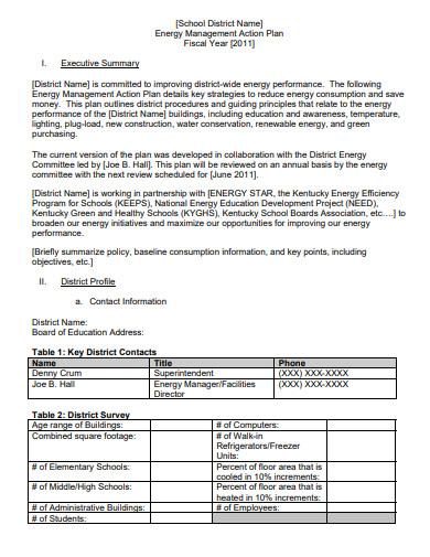 energy management action plan