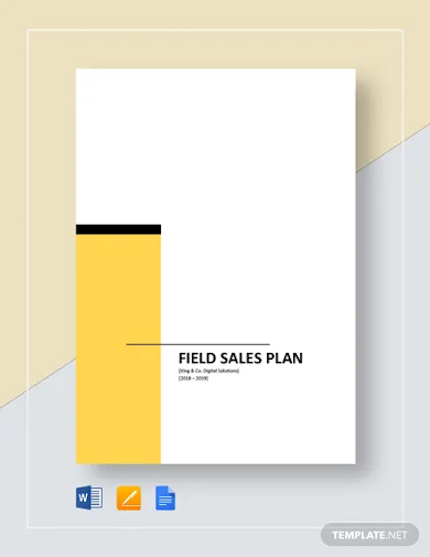 field sales plan template