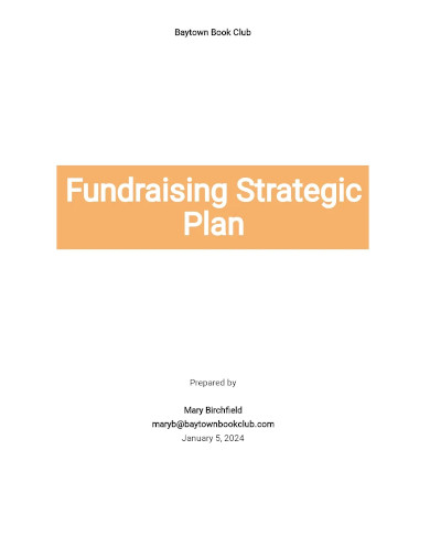 fundraising strategic plan for nonprofits