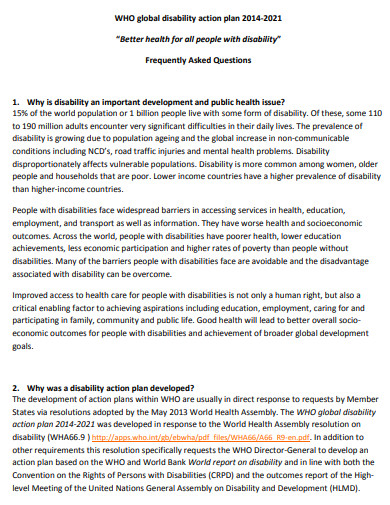 global disability action plan