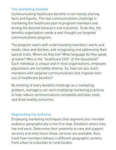 healthcare strategic marketing plan
