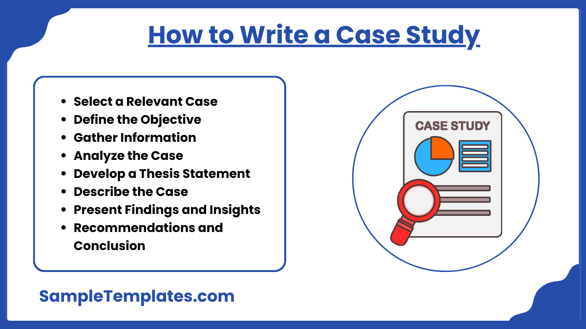 how to write a case study