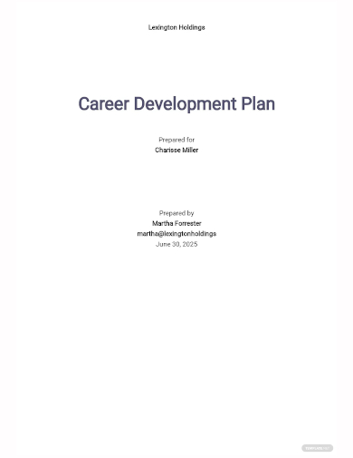 human resources development plan template