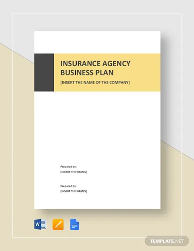 insurance agency business plan template
