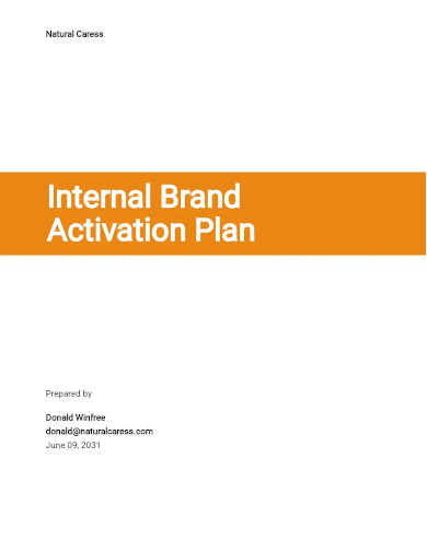 internal brand activation plan