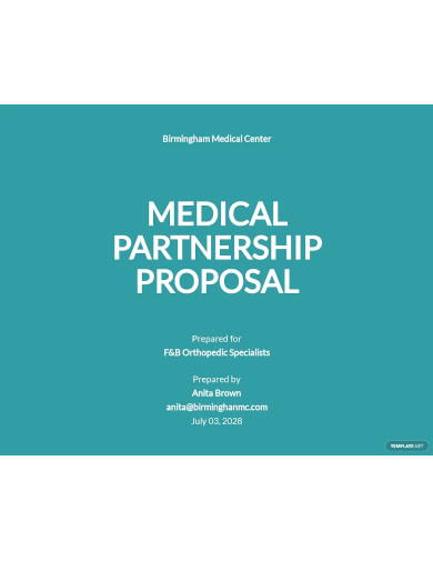 medical partnership proposal