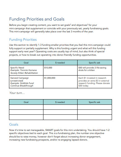 micro fundraising plan for nonprofits