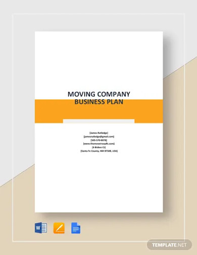 moving company business plan