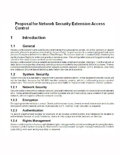 network access control security proposal
