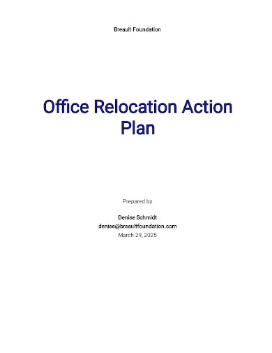 office relocation action plan