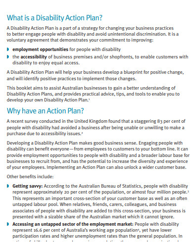 printable disability action plan