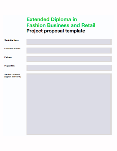 retail business project proposal