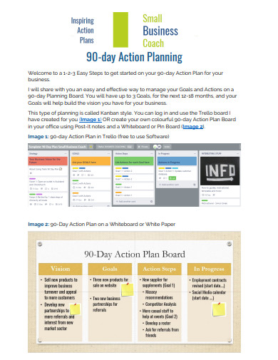sample 90 day business action plan