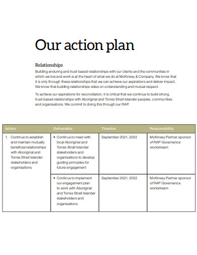 sample reconciliation action plan