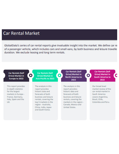 simple car rental marketing plan