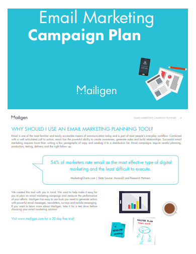 simple email marketing campaign plan