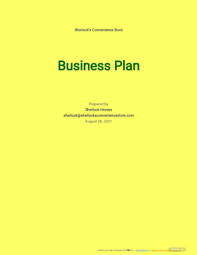 small business sales plan template